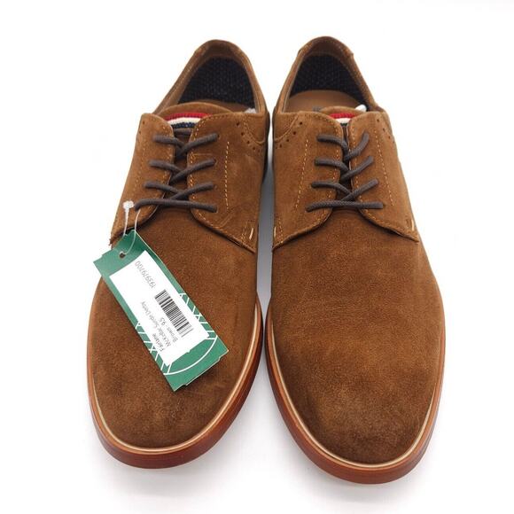 Fairlane Mens Size 9.5 McKellar Suede Lace-Up Derby Dress Shoes Brown Stitch Fix - Picture 3 of 8